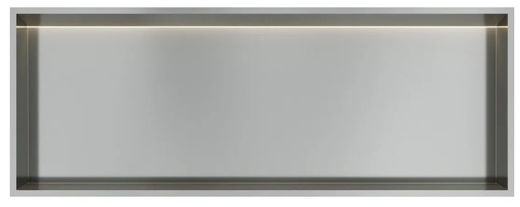 Hotbath &More inbouwnis met verlichting 30x80x10cm RVS