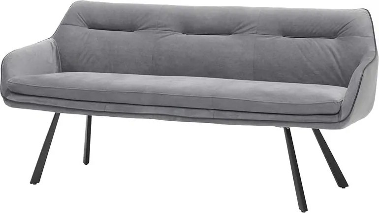 Eetkamerbank - Jazz - Stof Velours antraciet