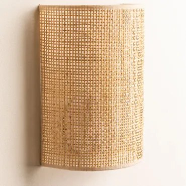 Rotan Wandlamp Ytse ↑25 Cm - Sklum