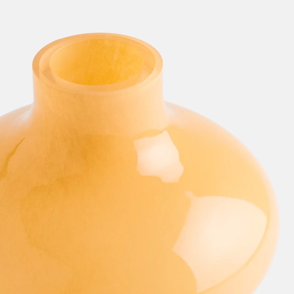 Glazen vaas, hoogte 18 cm, OLIA