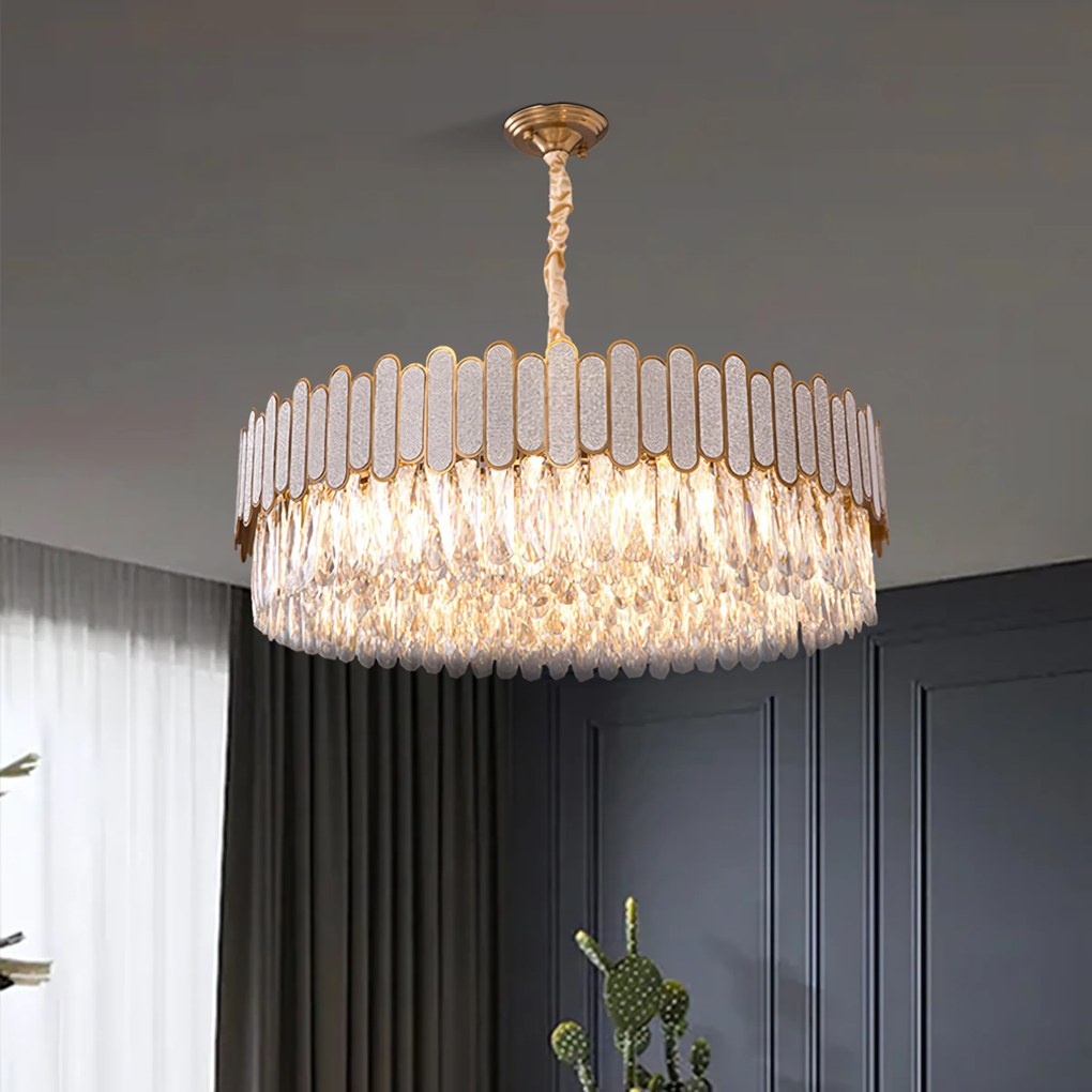 Lamp APP1747-8CP 60 cm Gold