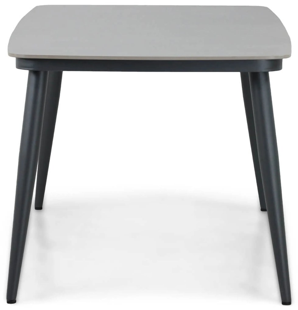 Tuinset 4 personen 180 cm Aluminium/wicker Taupe Coco Custa/Vienna