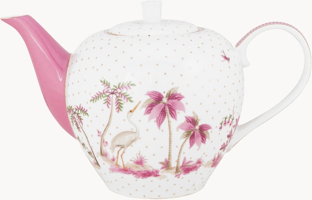 Porseleinen theepot Jolie Dots