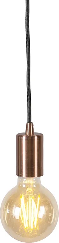 Industriële hanglamp koper - Facil