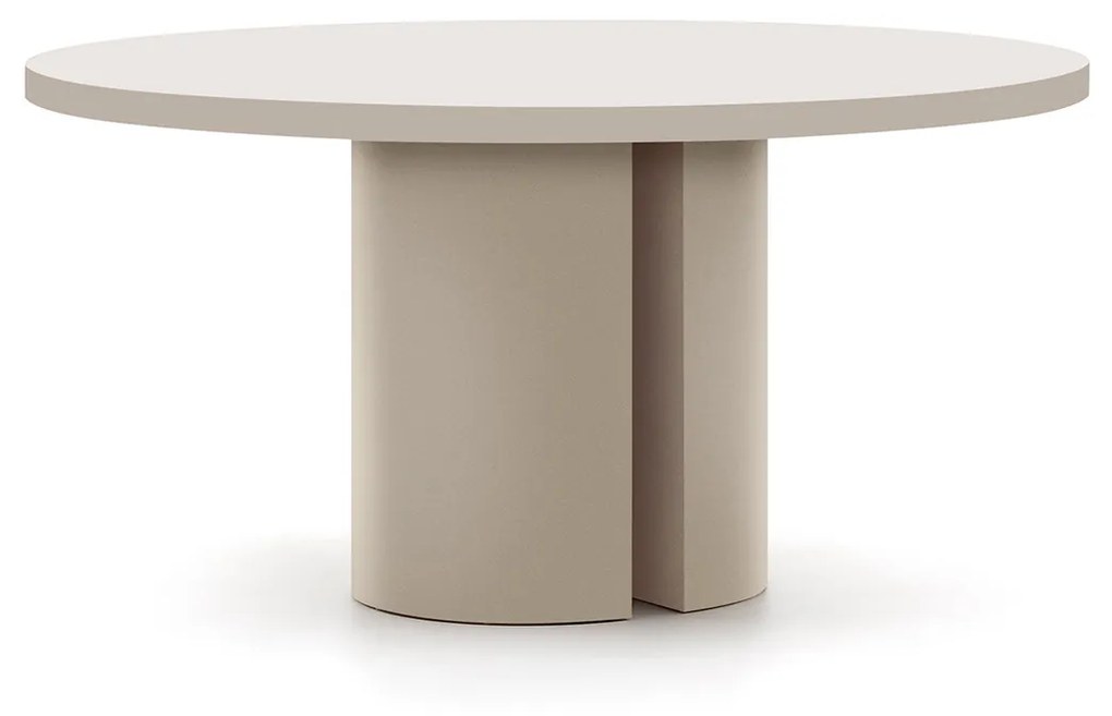 Kave Home Nealy Ronde Eettafel Beige Ecru - 150 X 150cm.