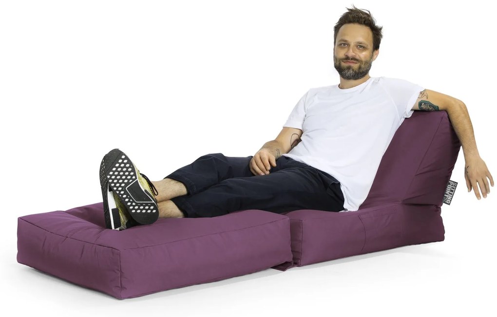 Loungebed Twist Scuba Outdoor - Aubergine