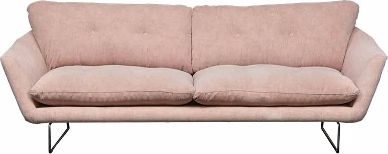 3 zitsbank - Kuddar - stof Image roze 166