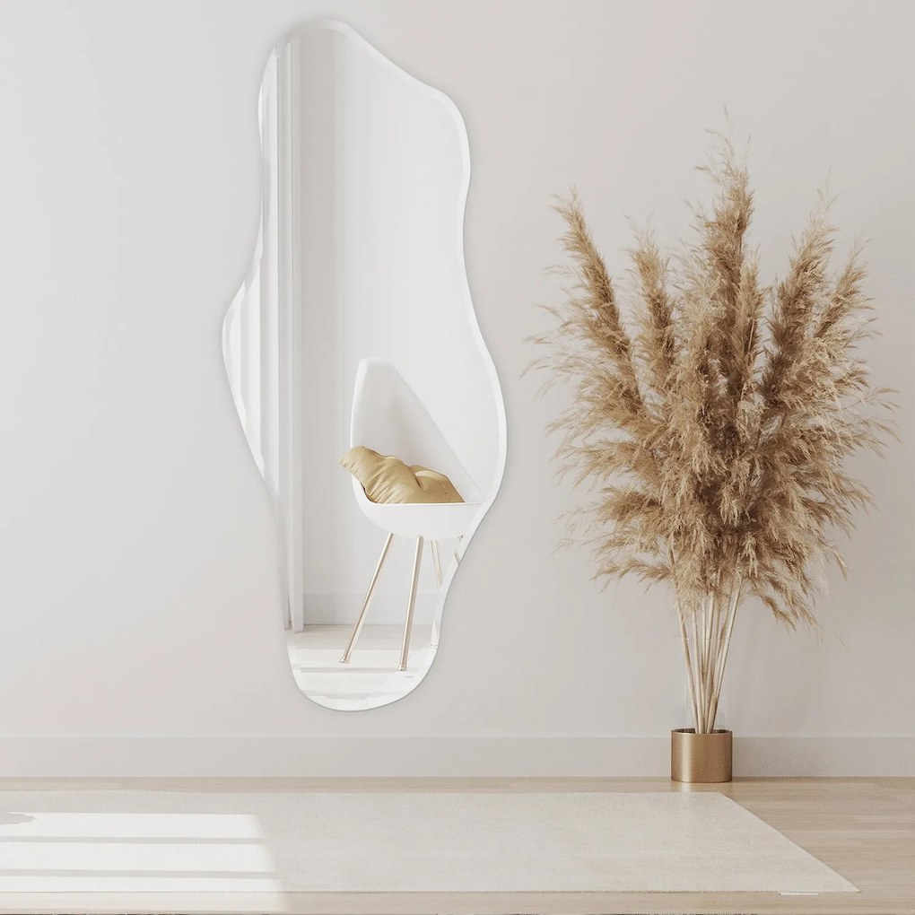 Organische spiegel met facetrand – Pure Collection R19