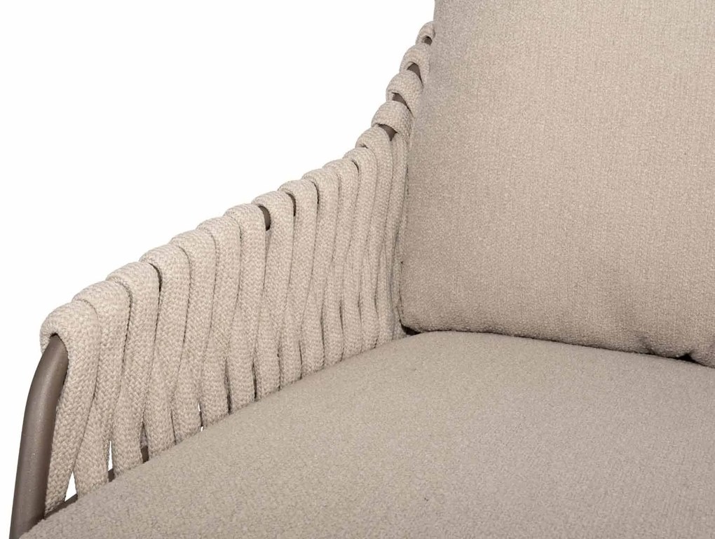 4 Seasons Outdoor Montera loungestoel terre SALE Loungestoel   bruin weerbestendig