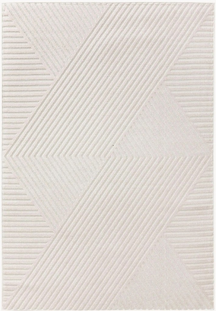 In- & outdoor vloerkleed Mars met hoog-laag textuur