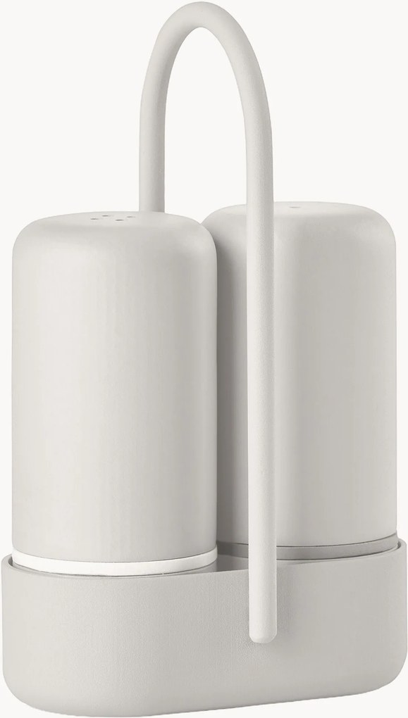 Zout- & peperstrooier set Singles Warm Grey, 3-delig