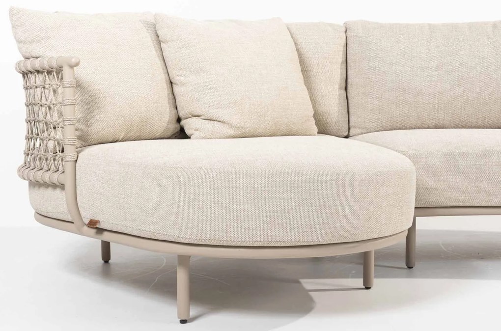 4 Seasons Outdoor Sardinia chaise loungebank latte SALE  Loungeset    beige weerbestendig