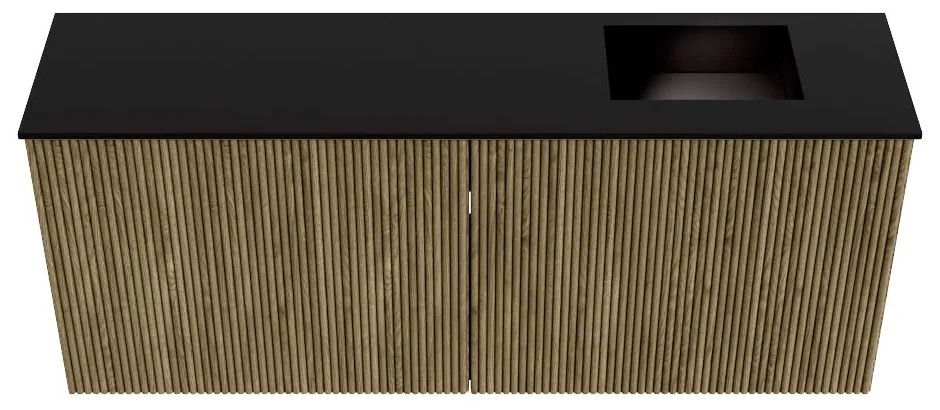 Mondiaz Joya 100cm toiletmeubel dusk met wastafel faye rechts 1 kraangat urban
