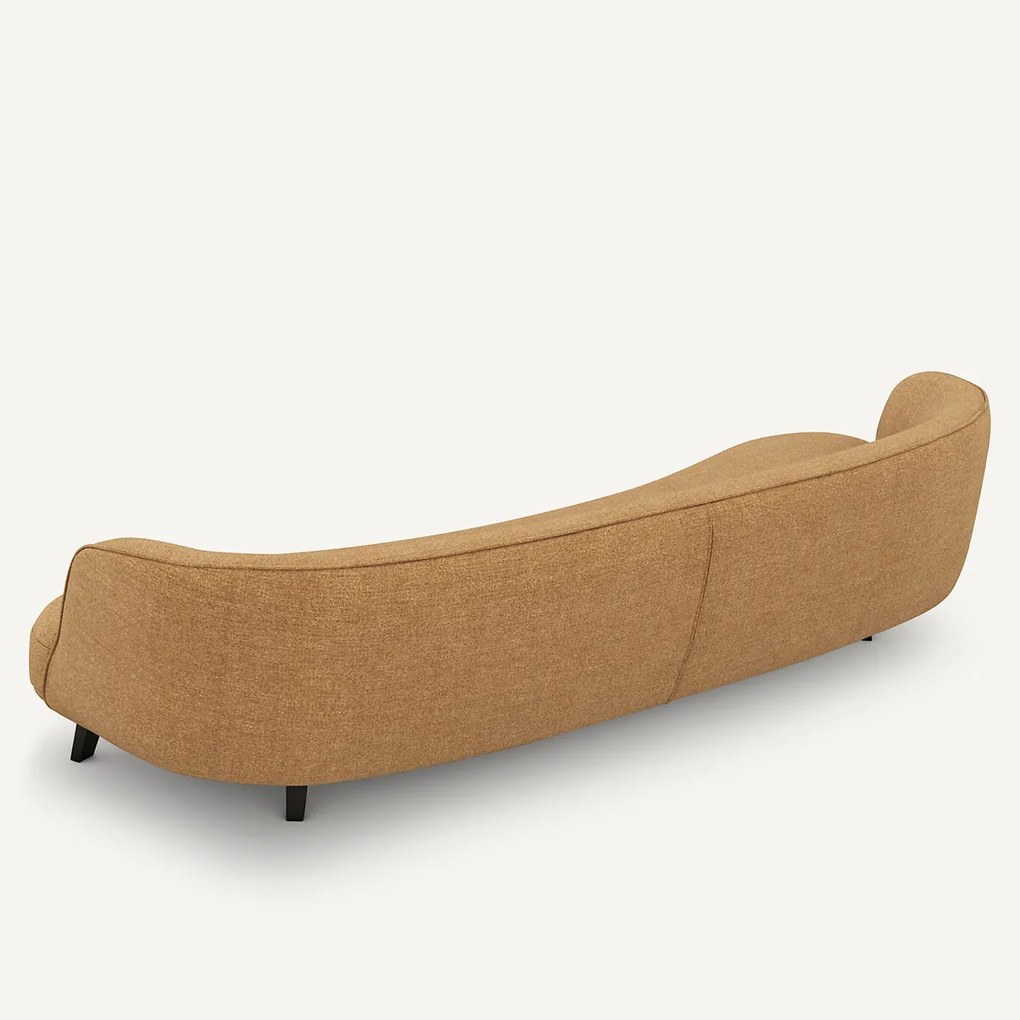 5-zits bank, in gerecycled chenille, Rosebury