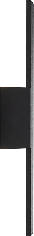 Moderne buiten wandlamp zwart incl. LED IP54 - Jamal