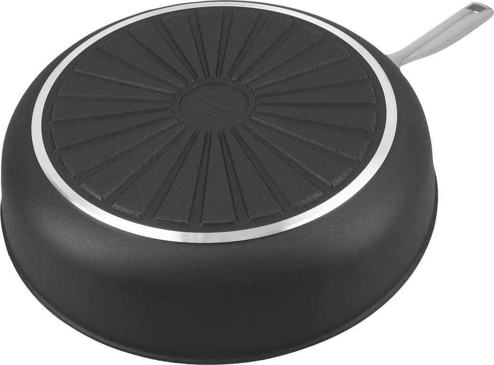 Demeyere Alu Pro 5 Hapjespan met lange steel Duraslide Titanium 28 cm - Alu Pro 5 - Demeyere