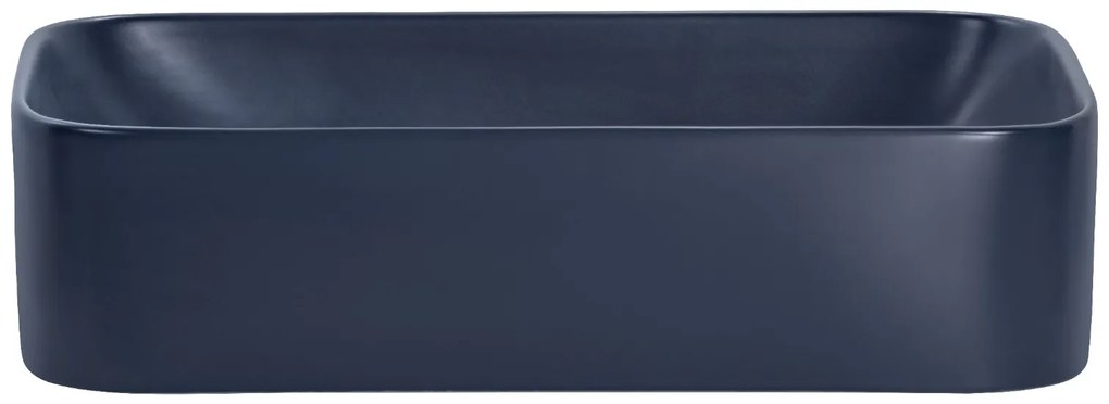 Comad Kama wastafel 61x15cm mat donkerblauw