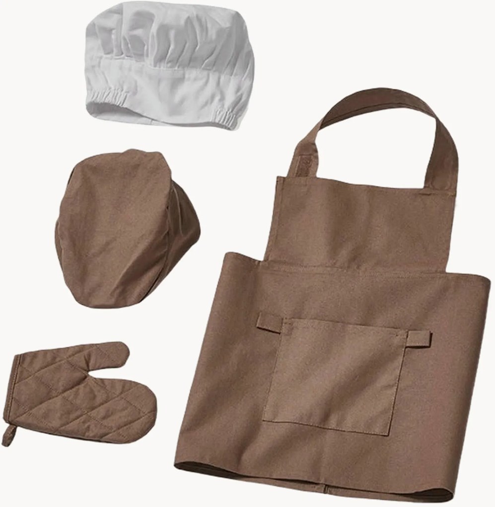 Kinderkeukentextiel Costume, 4-delig