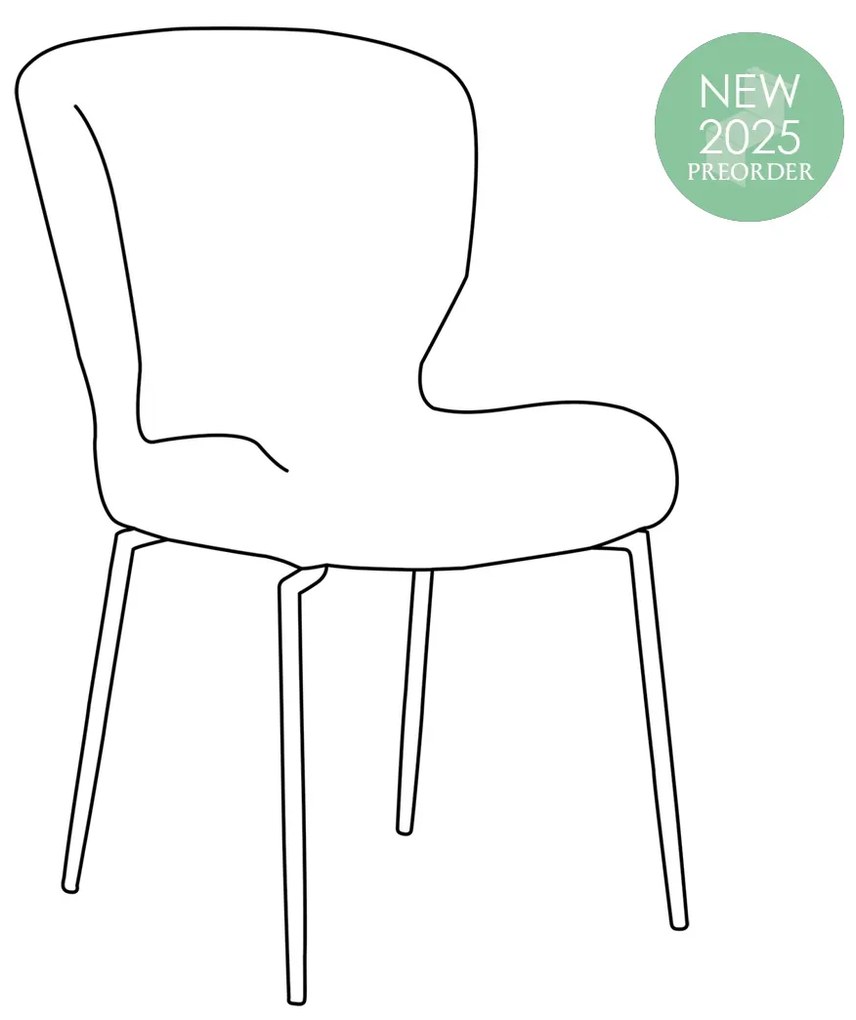 Dan-Form Glory Swivel Draaibare Eetkamerstoel Olijfgroen Boucle