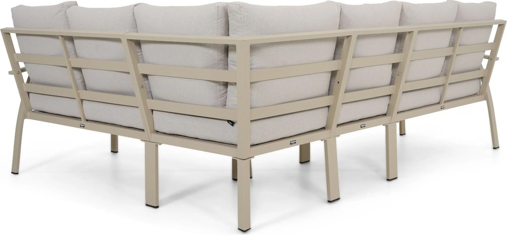 Dining Loungeset 5 personen Aluminium Zand/Beige Domani Furniture Ocean