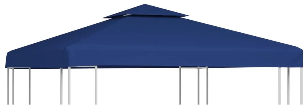 vidaXL Vervangend tentdoek prieel 310 g/m² 3x3 m donkerblauw