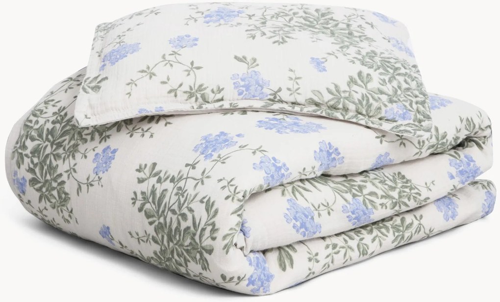 Baby katoenen beddengoedset Plumbago, 100 x 140 cm + 1 kussen 40 x 60 cm