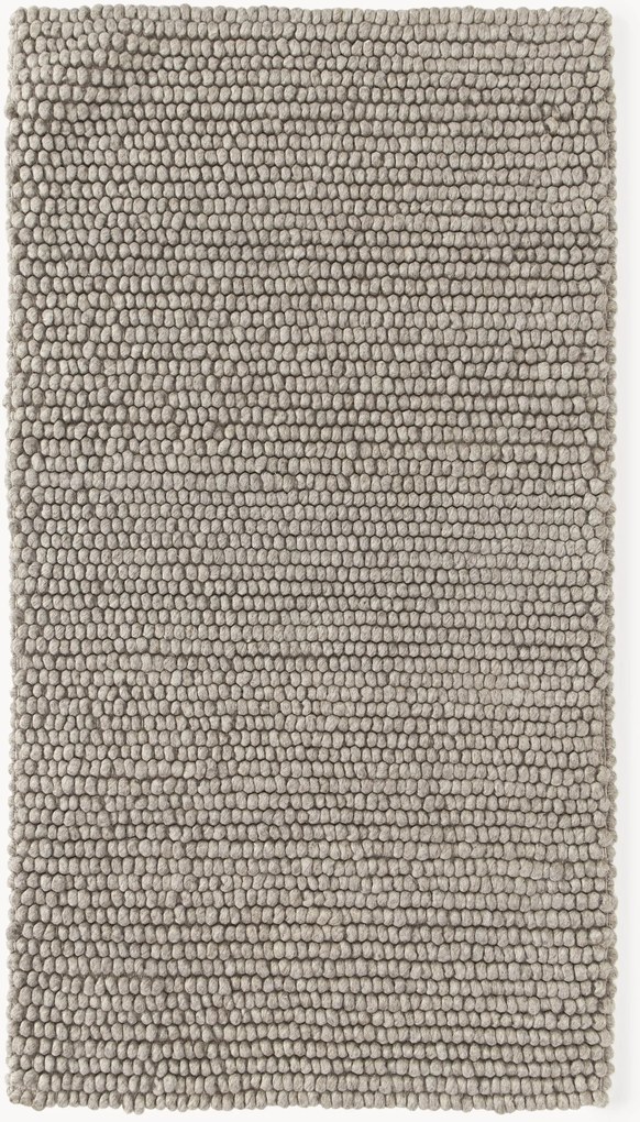 Handgeweven wollen vloerkleed Pebble