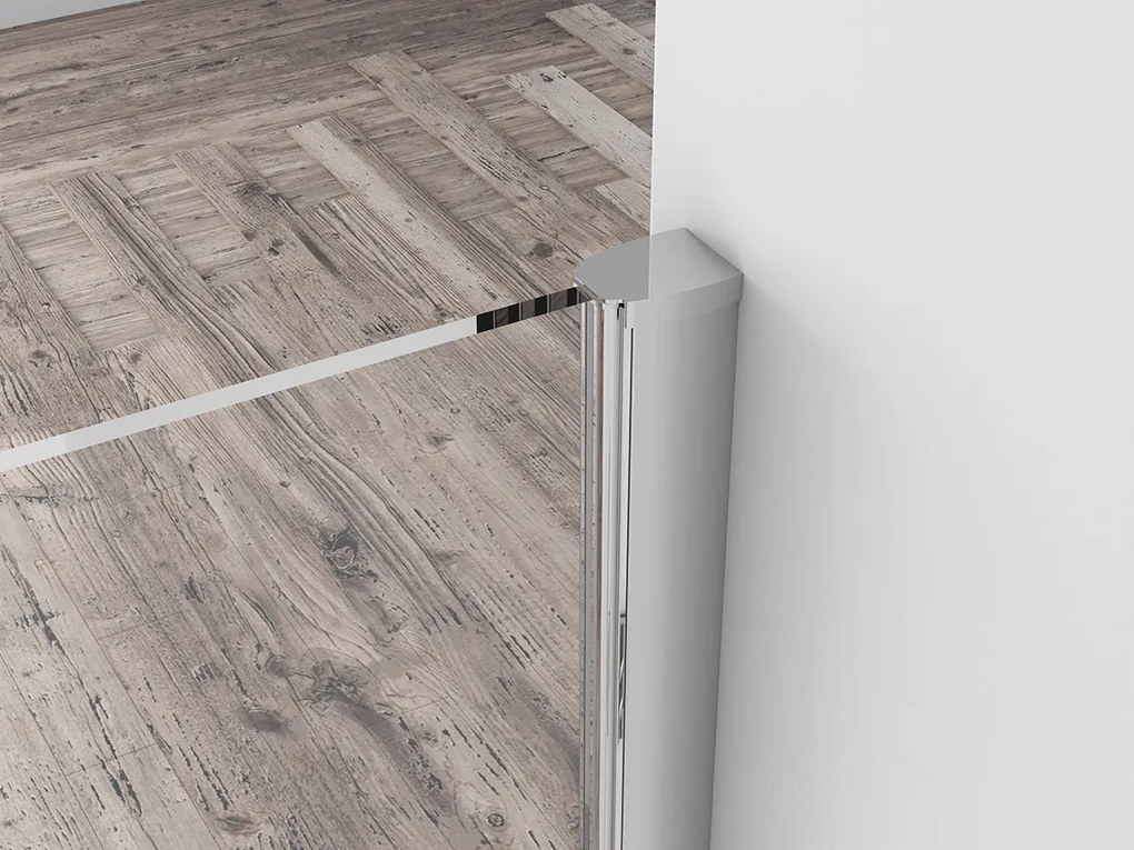 Mueller Eco inloopdouche 120x220 nano-coating helder glas chroom
