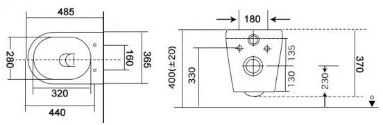 Best Design Zeus randloos toilet wit marmer met softclose zitting wit glans