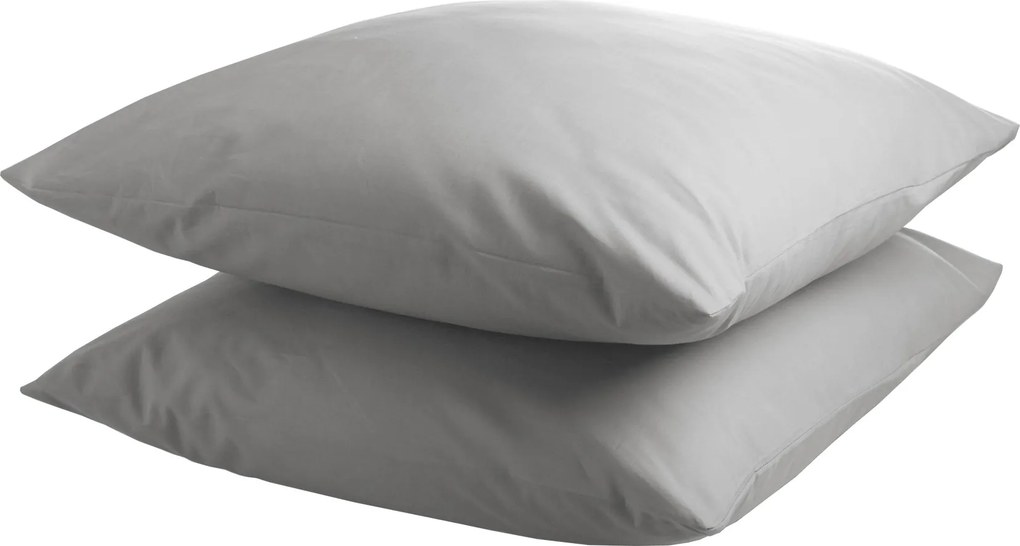 Kussensloop 2 stuks – 100% natuurlijk katoen – 2x 60×70 – taupe