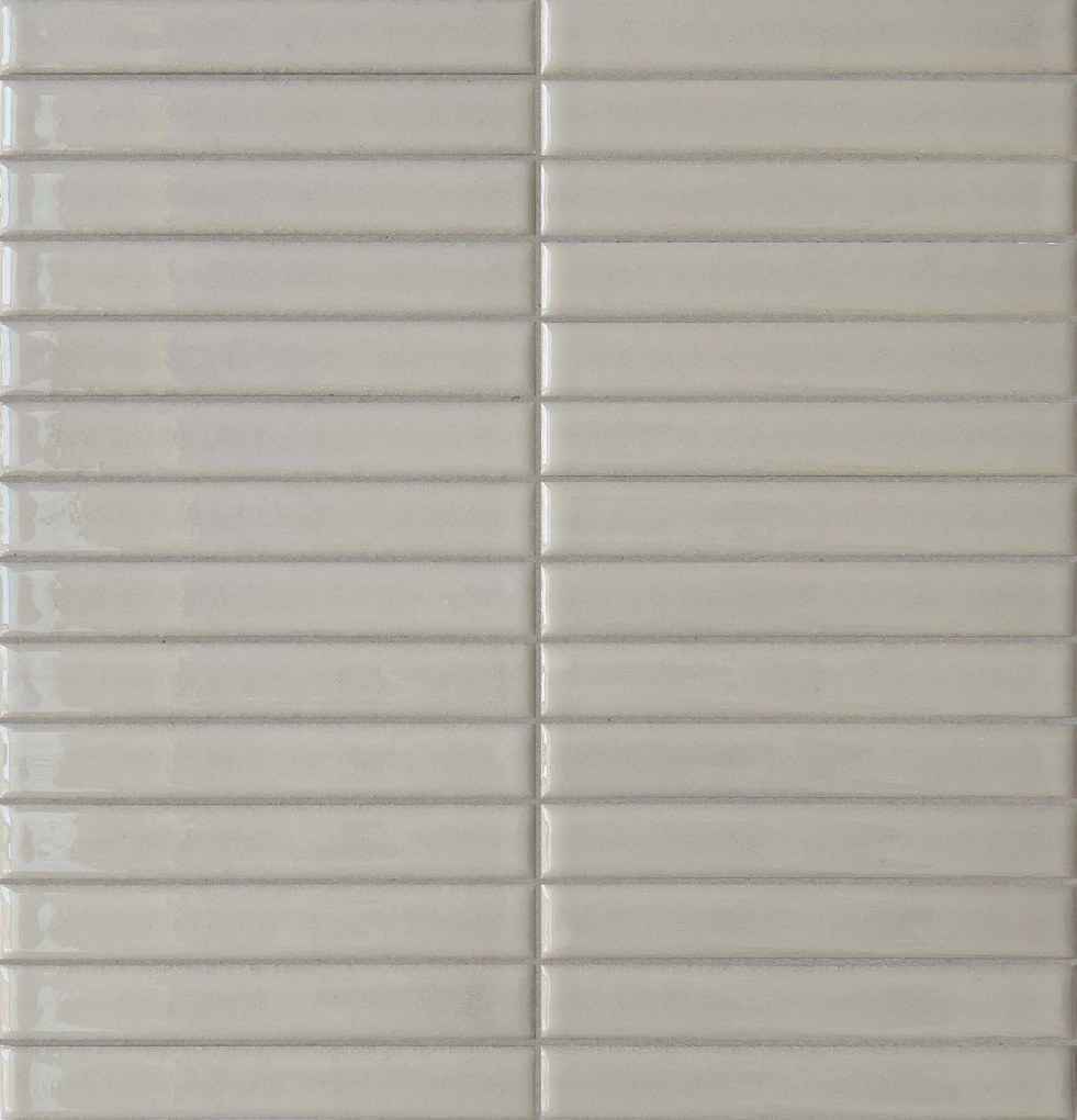 Wandtegel kitkat mozaïek Terratinta Stick 30x29cm canyon beige glans gerectificeerd