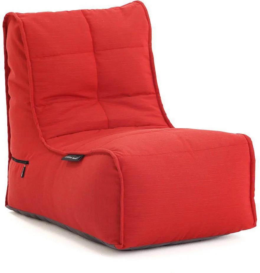 Ambient Lounge Outdoor Evolution Sofa - Crimson Vibe Sunbrella