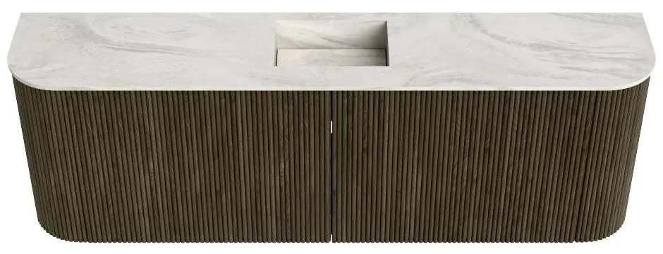Mondiaz Joya DLux 125cm toiletmeubel ronding links/rechts shadow met wastafel faye midden zonder kraangat ostra