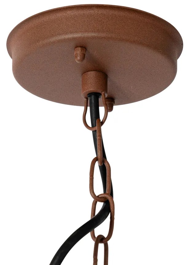 Moderne buiten hanglamp roestbruin IP44 - Kansas