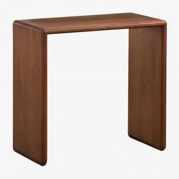 Treveris Houten Bureau Marrón Nogal Oscuro & 80 X 40 Cm - Sklum