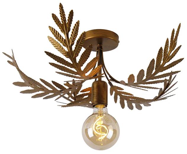 Vintage plafondlamp goud 46 cm - Botanica Landelijk E27 Binnenverlichting Lamp