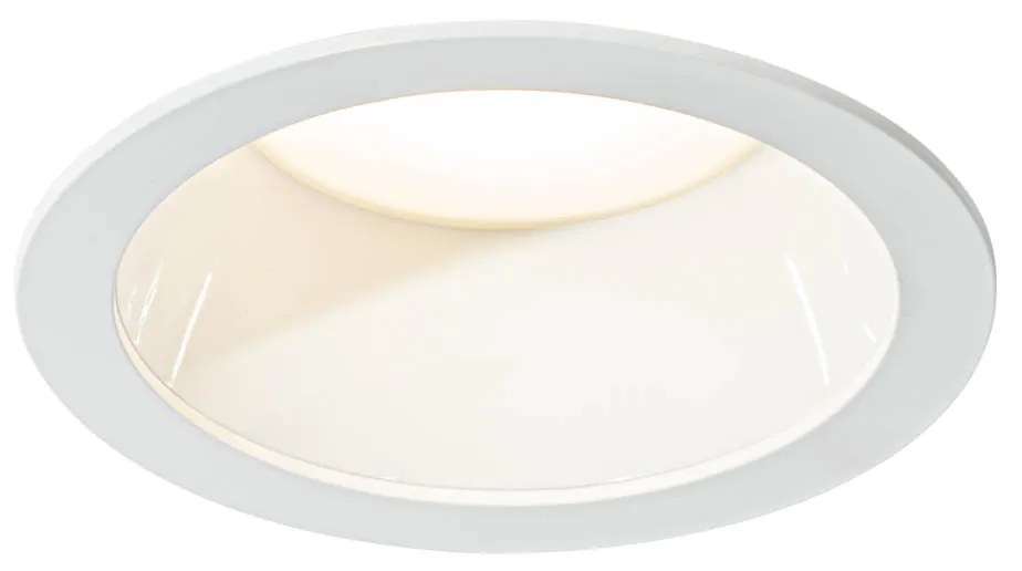 Inbouwspot wit incl. LED 3000K-5000K met dipswitch - Elias Modern rond Binnenverlichting Lamp