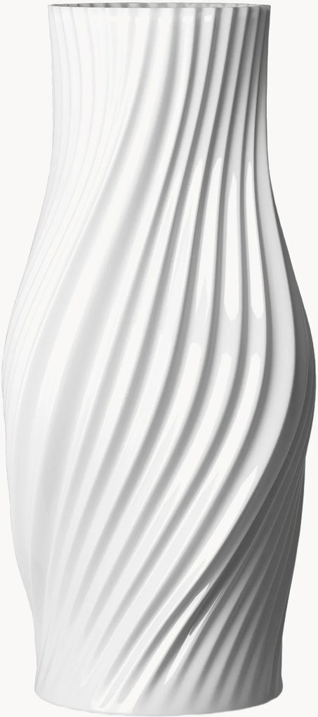 Porseleinen vaas Twist, H 31 cm