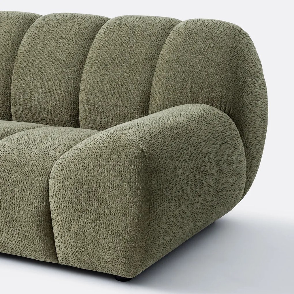 Hoekbank links, jaguar stof, Nuria