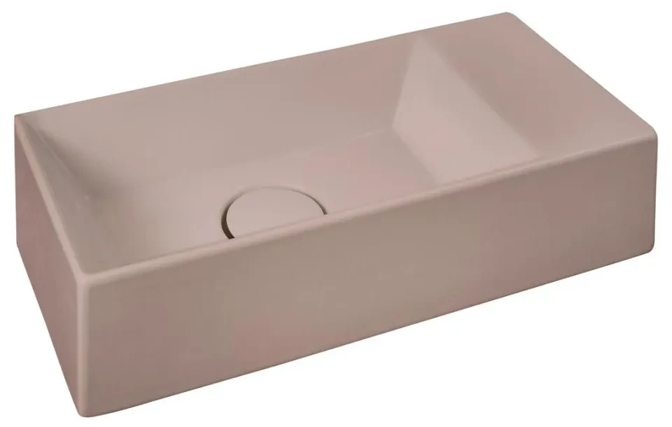 Xenz Rosa fontein 45x20cm zonder kraangat roze