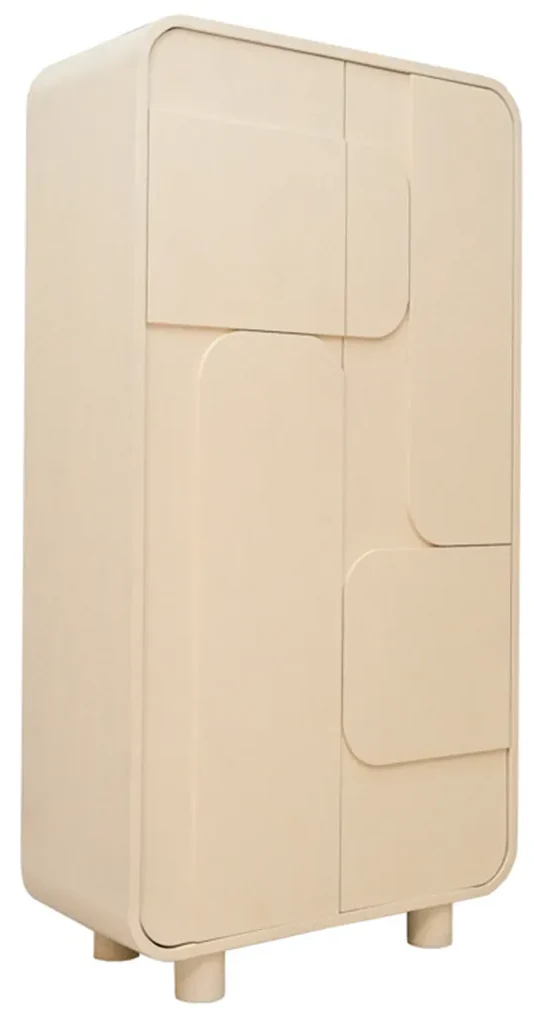 Tower Living Beige Wandkast Organisch 100 Cm Alviano - 100x45x190cm.