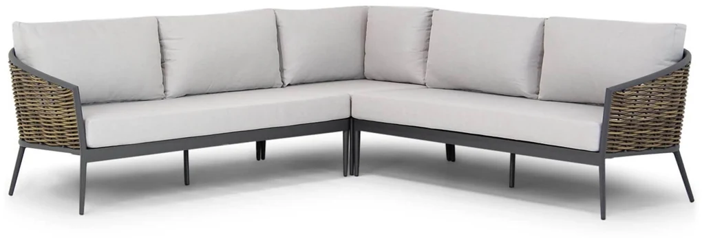 Hoek loungeset 5 personen Aluminium Taupe Coco Ewa/Pacific
