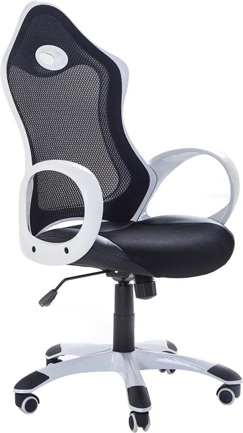 Bureaustoel zwart/wit iChair