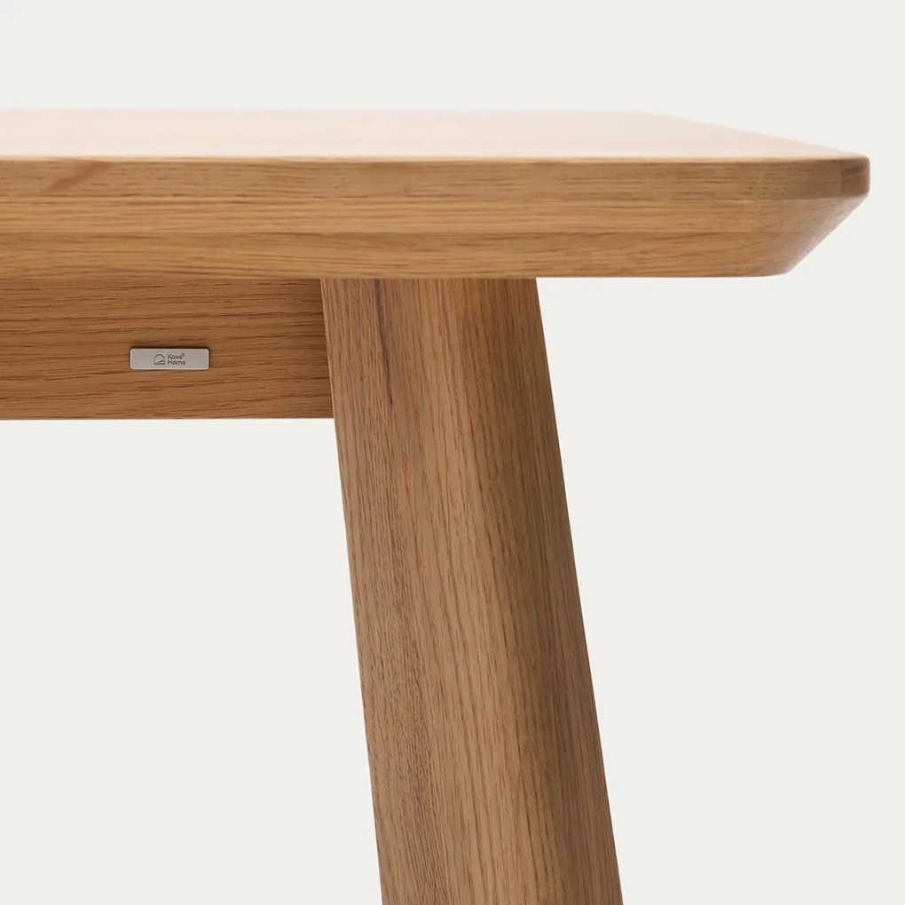 Kave Home Idun Eiken Design Eettafel 220 X 100 Cm - 220 X 100cm.