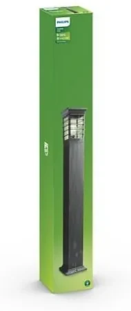Philips -  Tuinpaal Patio Grijs  Aluminium