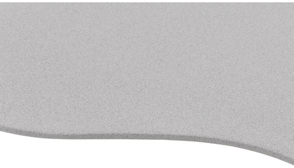 Goossens Salontafel Lelie organisch, metaal grijs,, 51 x 53 x 38 cm