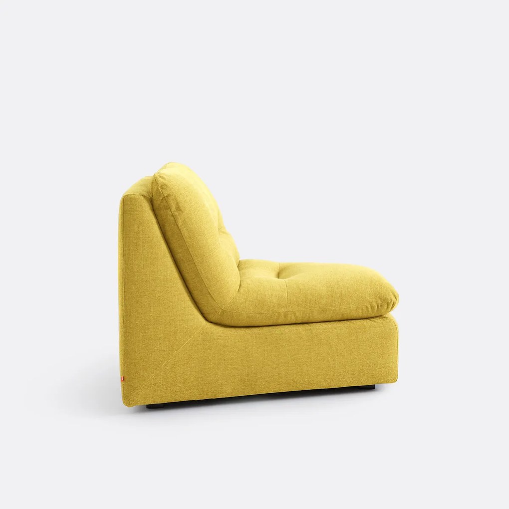 Modulaire hoek in gemêleerde stof, Giuliano