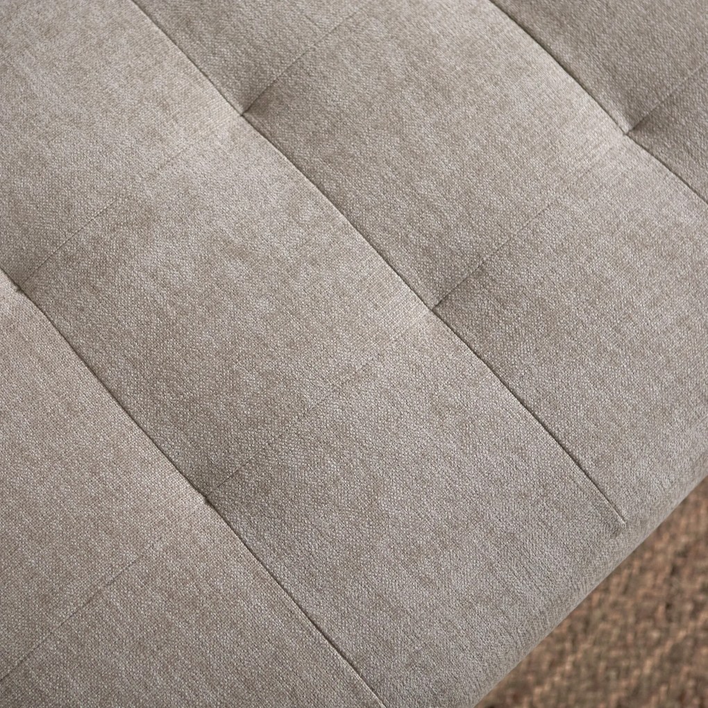 PEPP Interiors Oreo Beige Bank Hoge Poot Chaislongue Links