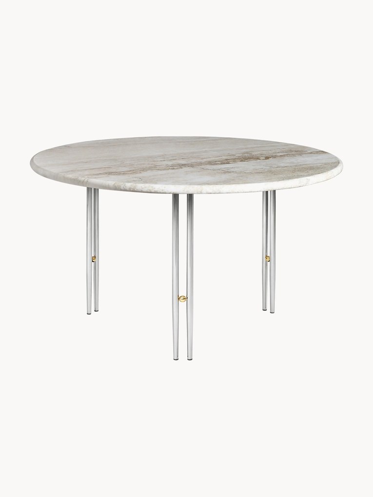 Ronde marmeren salontafel IOI, Ø 70 cm