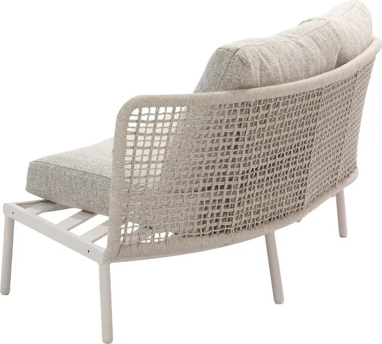 Taste by 4 Seasons Wave low dining loungeset Linen Voetenbank   beige weerbestendig